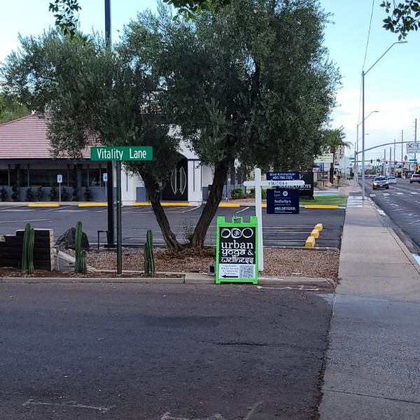 outside signs far